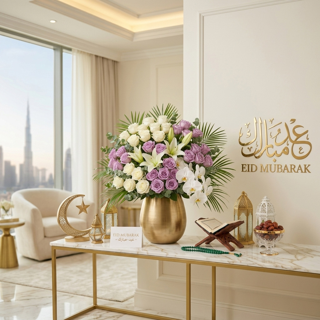 Eid Mubarak Flowers